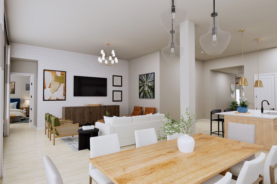 The Beeville - Family Room