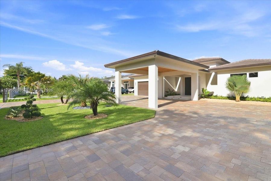 Exterior details and patio area of a home in , Miami (Image 27). Exterior details and patio area of a home in , Miami (Image 27).