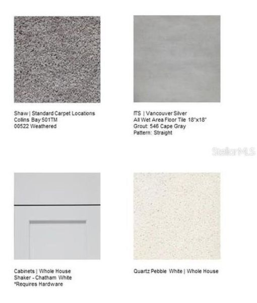 Sample of building materials used in homes in Palm Wind, Hudson (Image 27).