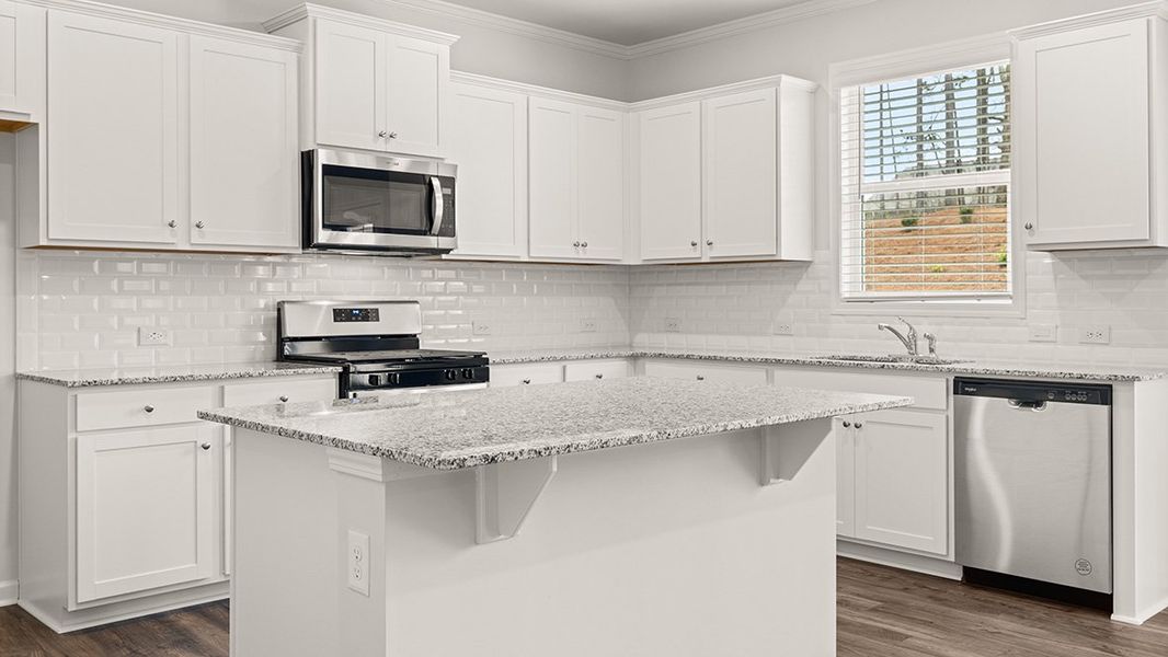 Representative furnished interior of a home built from the Hanover by D.R. Horton in Creekview, Atlanta (Image 6).