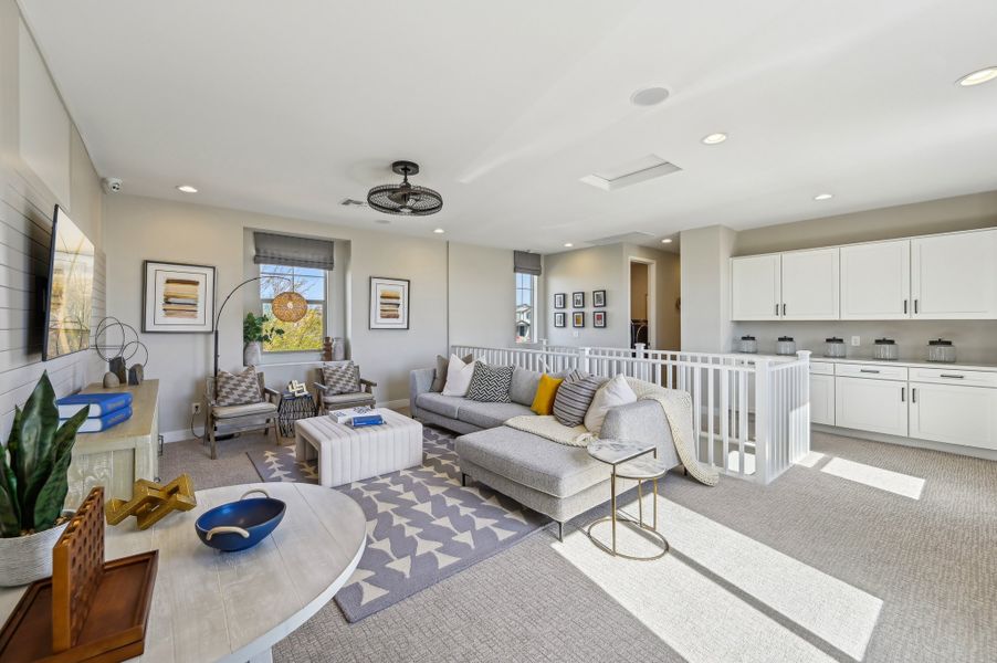 Representative furnished interior of a home built from the Alta by Ashton Woods in Union Park at Norterra Phase 2, Phoenix (Image 40).