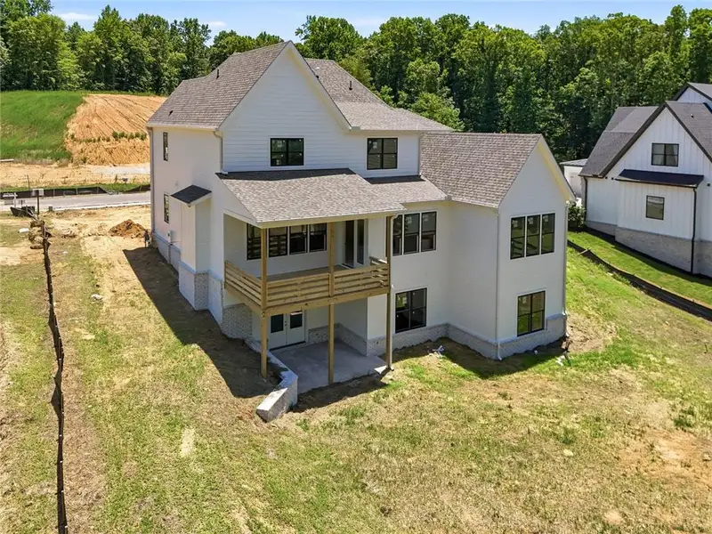 Exterior details and patio area of a home in , Canton (Image 4).