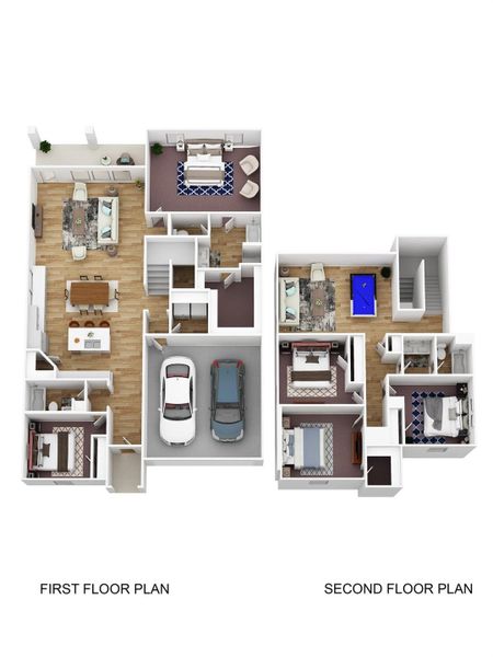 2D floor plan layout of this home in River Ranch Meadows, Dayton, TX (Image 3). 2D floor plan layout of this home in River Ranch Meadows, Dayton, TX (Image 3).