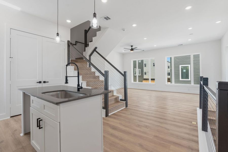 Furnished interior view inside a new home in , Houston (Image 5).