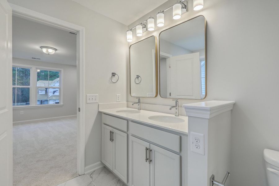 Furnished interior view inside a new home in Windsor Crossing, North Charleston (Image 6). Furnished interior view inside a new home in Windsor Crossing, North Charleston (Image 6).