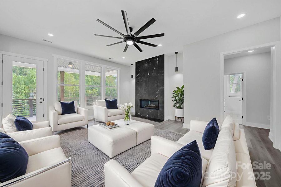 Furnished interior view inside a new home in , Kannapolis (Image 17).
