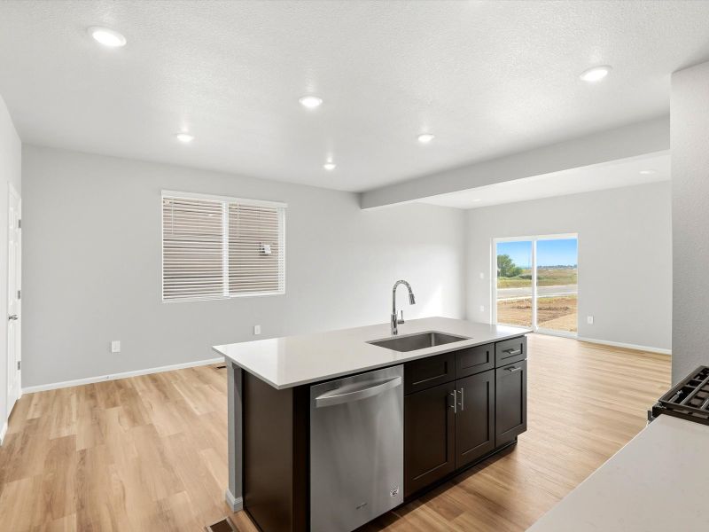 Furnished interior view inside a new home in Lake Bluff, Greeley (Image 6).