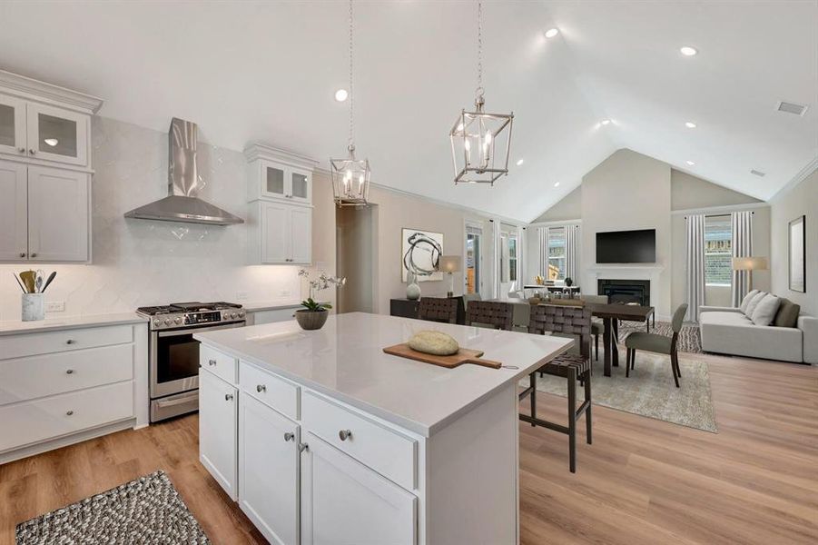 Furnished interior view inside a new home in Heritage Ranch, Sherman (Image 6). Furnished interior view inside a new home in Heritage Ranch, Sherman (Image 6).