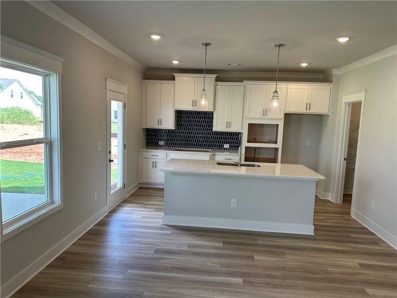 Furnished interior view inside a new home in Rosewood Lake Estates, Hoschton (Image 8).