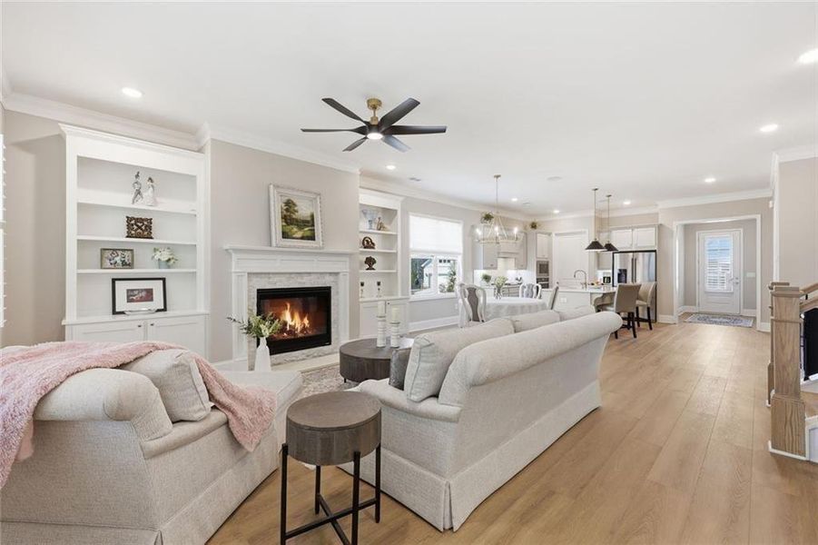 Furnished interior view inside a new home in , Cumming (Image 7).