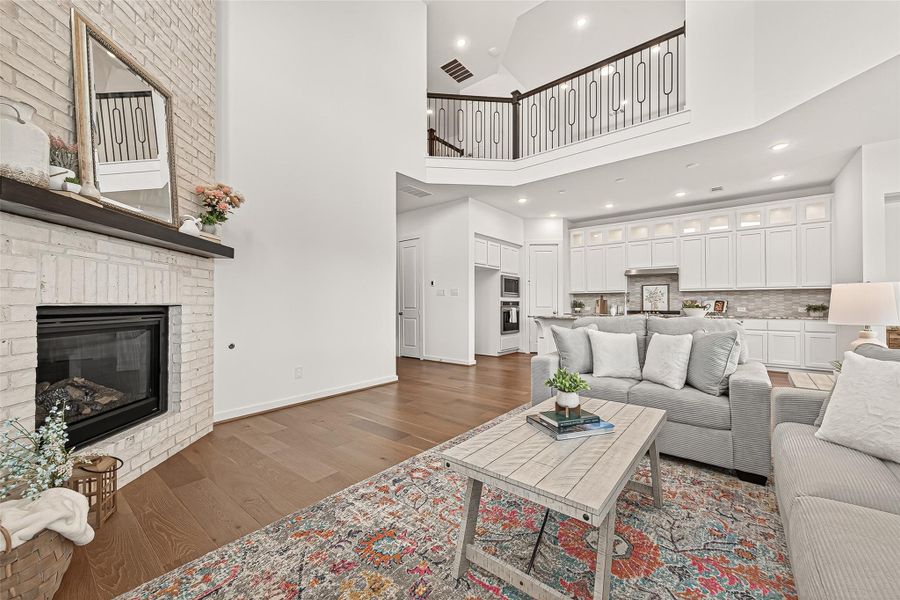 Furnished interior view inside a new home in , Katy (Image 8).