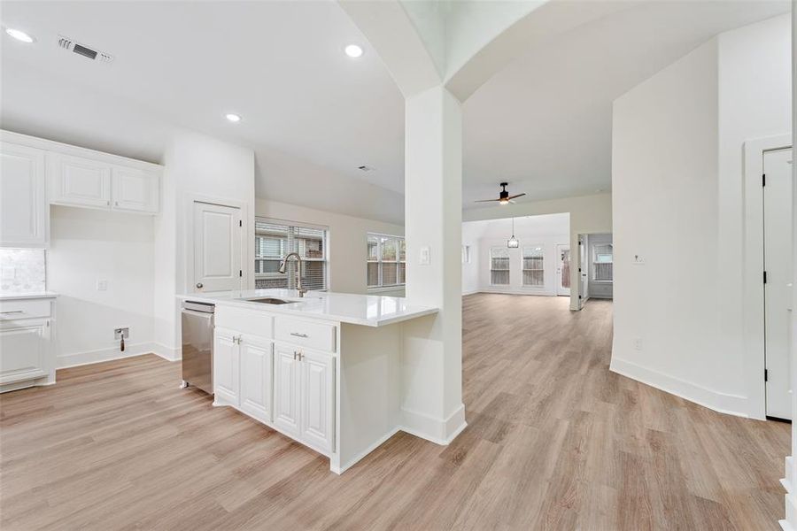 Furnished interior view inside a new home in , Sherman (Image 6).