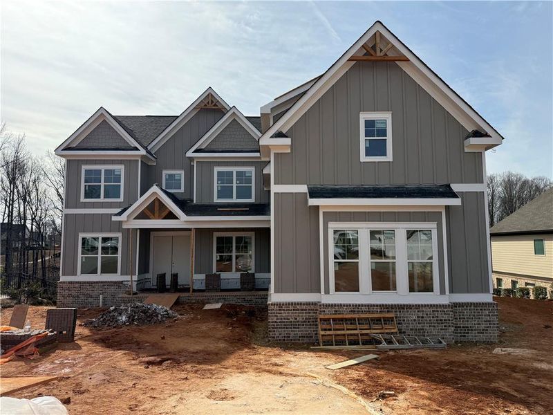 In-progress construction of a new home in , Jefferson, GA (Image 42).