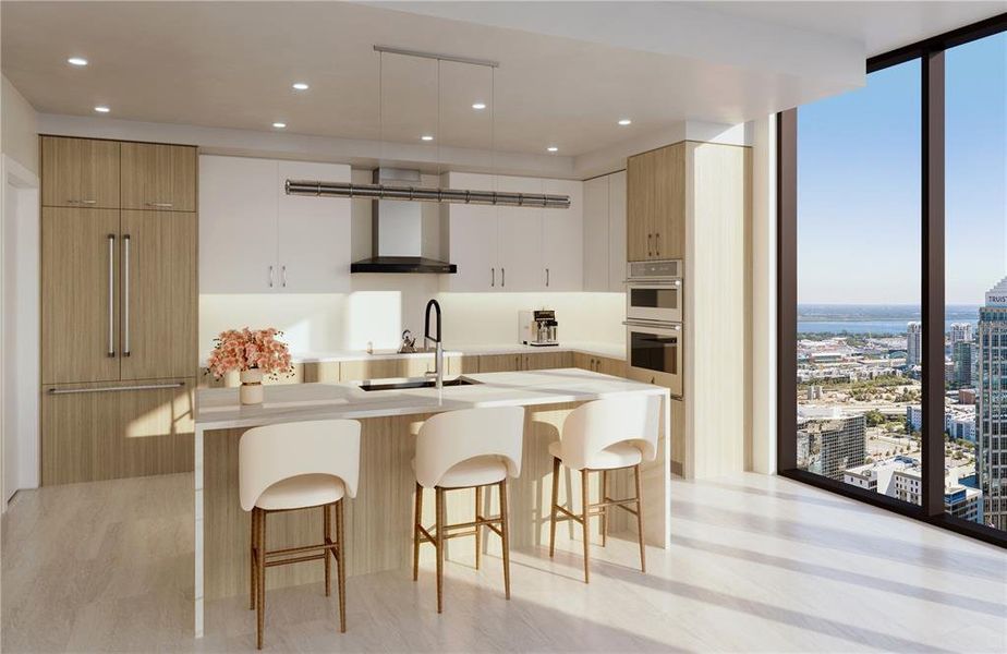 Furnished interior view inside a new home in , Tampa (Image 7).