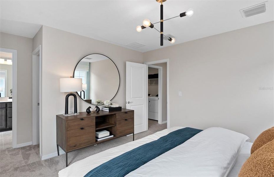 Furnished interior view inside a new home in Silverleaf Oaks, Winter Garden (Image 13).