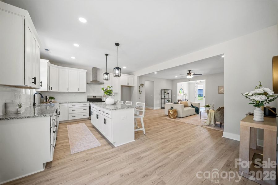 Furnished interior view inside a new home in , Concord (Image 12).