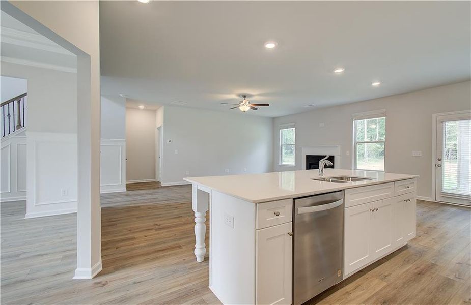 Furnished interior view inside a new home in Grandview at Millers Mill, Stockbridge (Image 10).