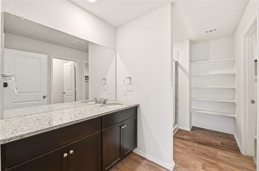 Furnished interior view inside a new home in , Converse (Image 11).