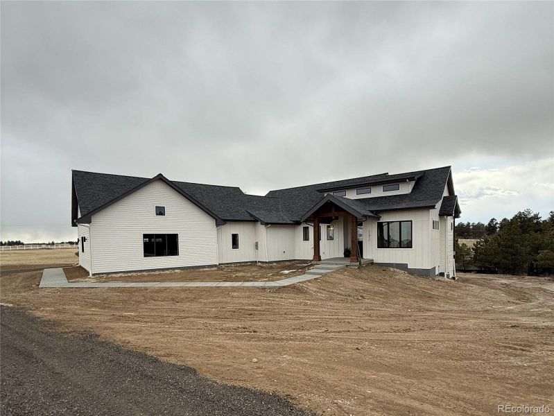 In-progress construction of a new home in , Franktown, CO (Image 40).