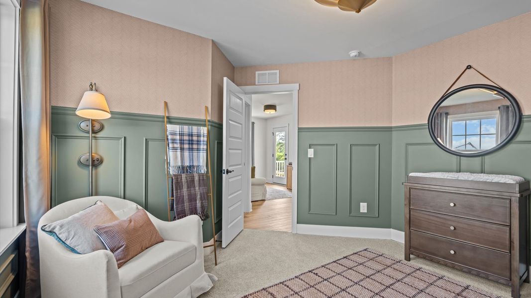 Representative furnished interior of a home built from the Beramont by DRB Homes in Oakmont Manor, Oxford (Image 17).
