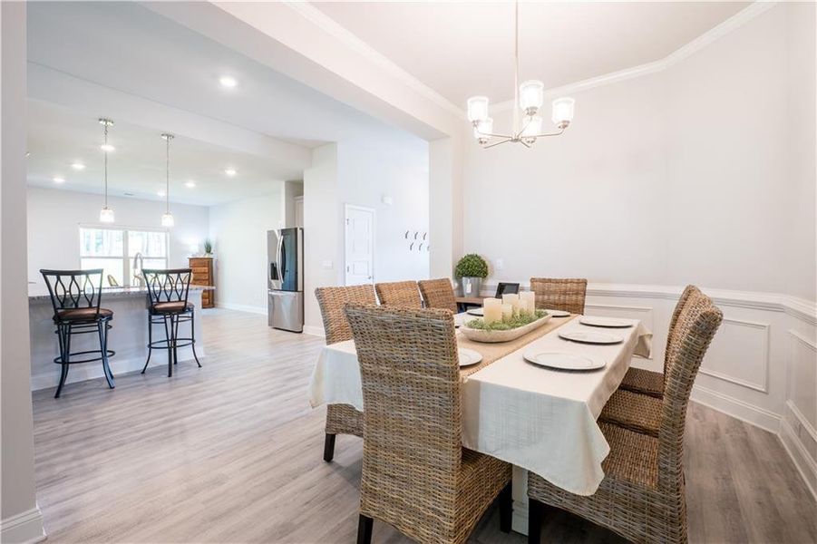 Furnished interior view inside a new home in , Maysville (Image 34).