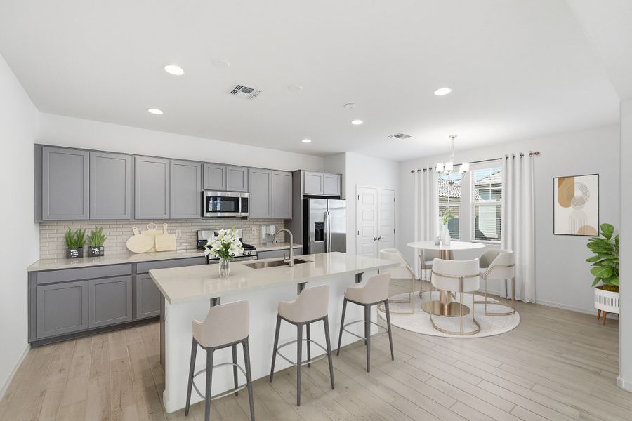Furnished interior view inside a new home in Parkside, Avondale (Image 5).