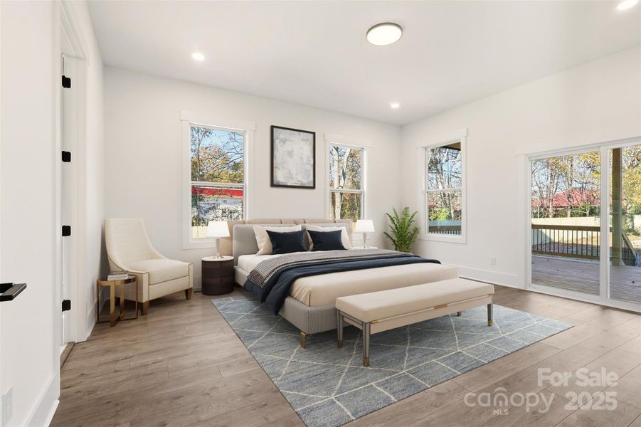 Furnished interior view inside a new home in , Monroe (Image 12).