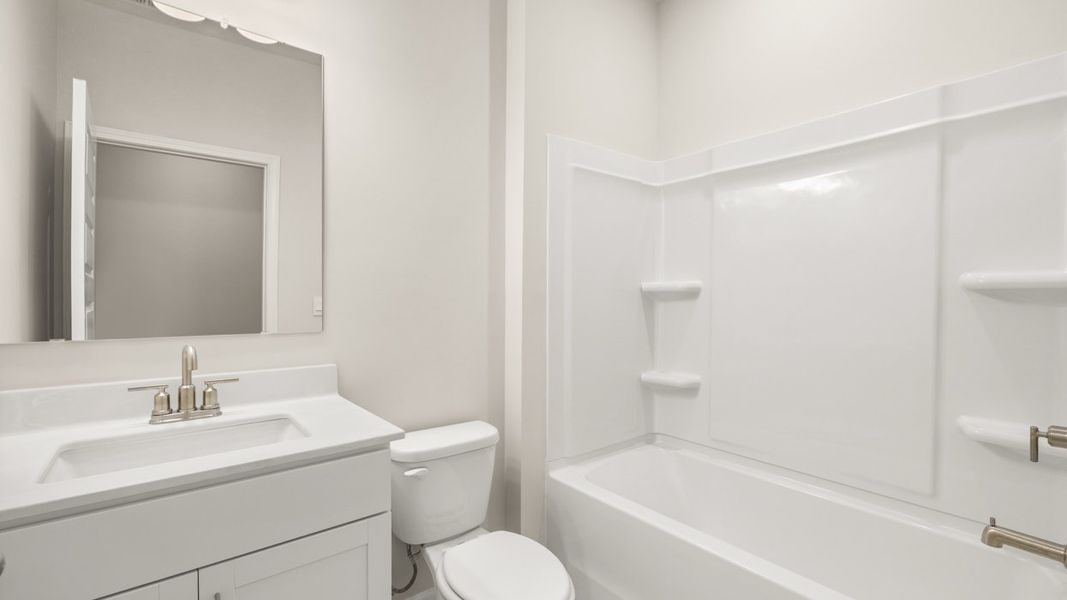 Furnished interior view inside a new home in Heritage Pointe, Senoia (Image 11).