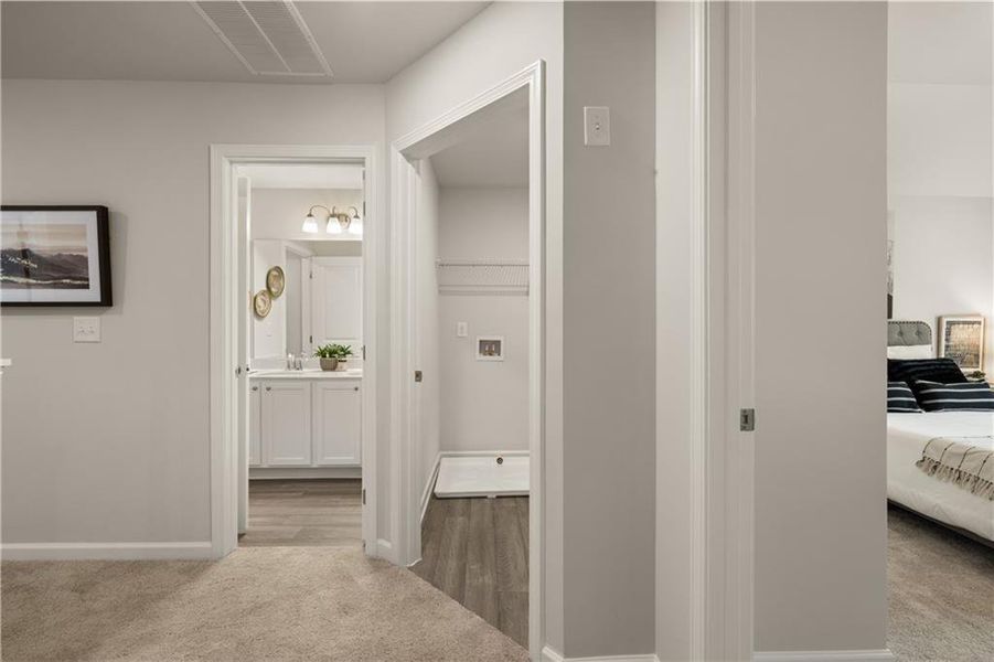 Furnished interior view inside a new home in Hillbrooke Preserve, Conyers (Image 33).