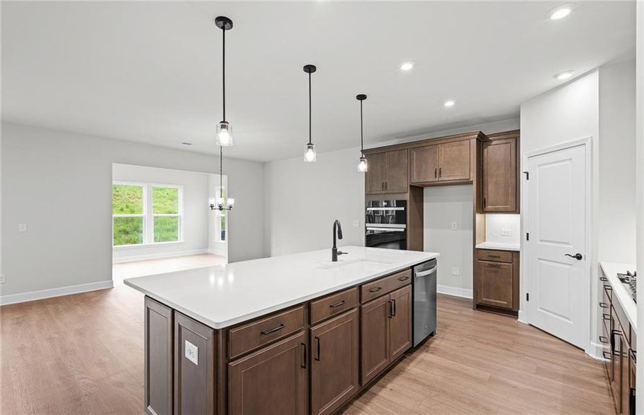 Furnished interior view inside a new home in Reunion, Flowery Branch (Image 6).