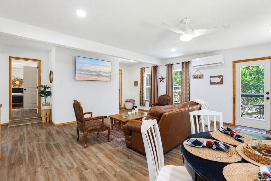 Furnished interior view inside a new home in , Lakehills (Image 3).