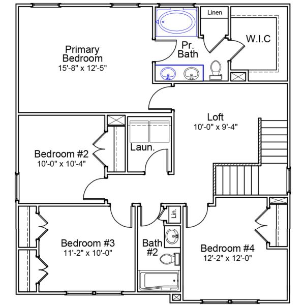 2D floor plan layout of this home in Bell West, Kernersville, NC (Image 2). 2D floor plan layout of this home in Bell West, Kernersville, NC (Image 2).