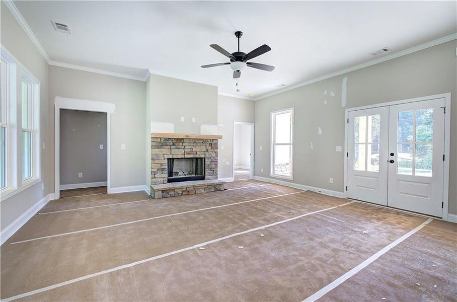 In-progress construction of a new home in , Dallas, GA (Image 26).