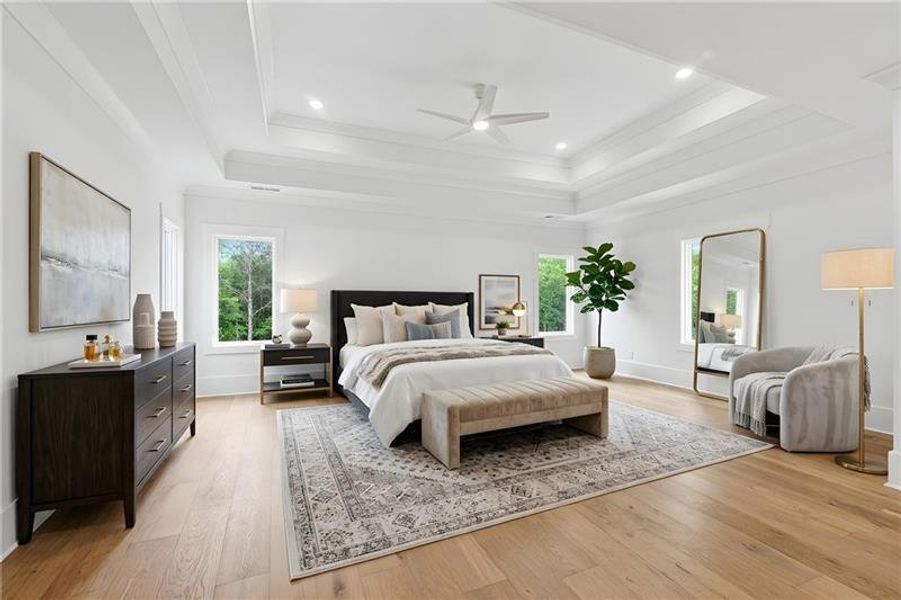Furnished interior view inside a new home in , Cumming (Image 12). Furnished interior view inside a new home in , Cumming (Image 12).