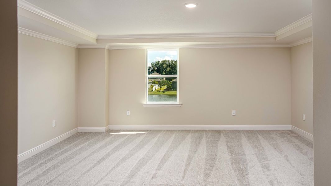 Representative unfurnished interior of a home built from the Verona by Maronda Homes in Eagle Crest, Grant-Valkaria (Image 14).
