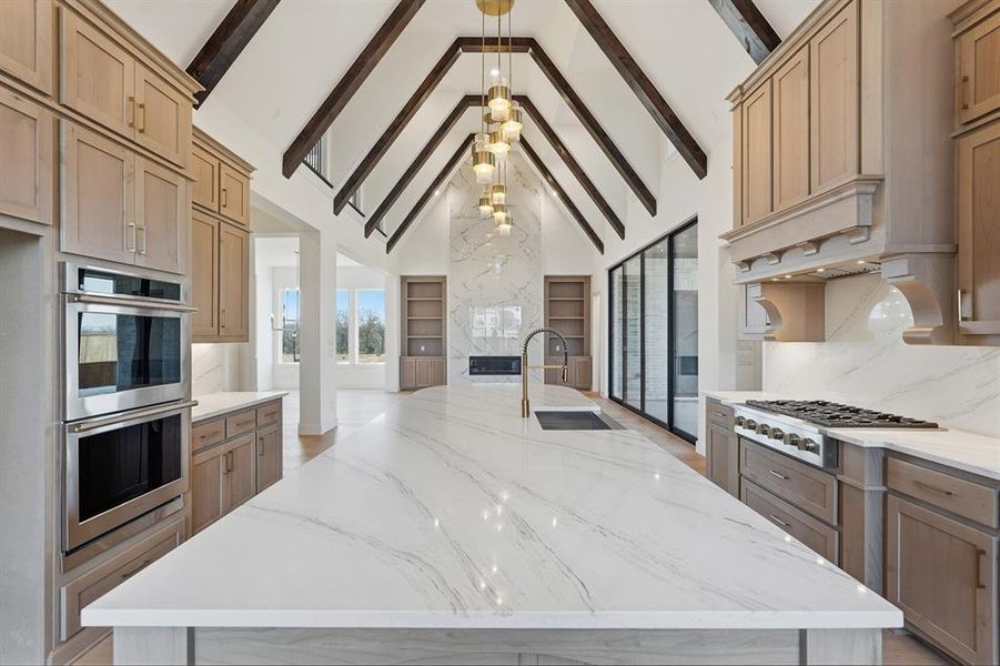 Furnished interior view inside a new home in Mustang Lakes, Celina (Image 7). Furnished interior view inside a new home in Mustang Lakes, Celina (Image 7).