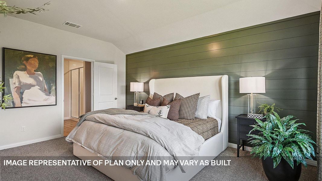 Furnished interior view inside a new home in Thunder Rock, Marble Falls (Image 23).