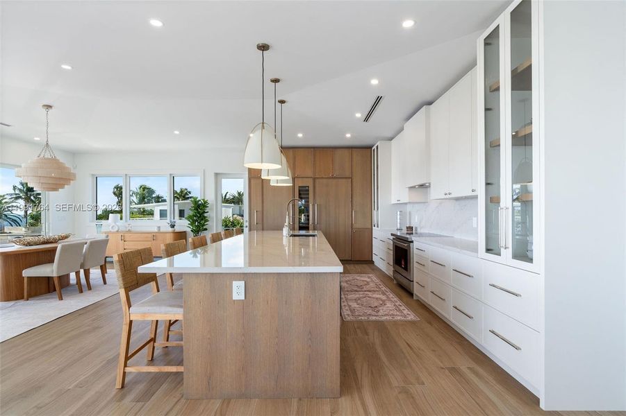 Furnished interior view inside a new home in , Key Largo (Image 48).