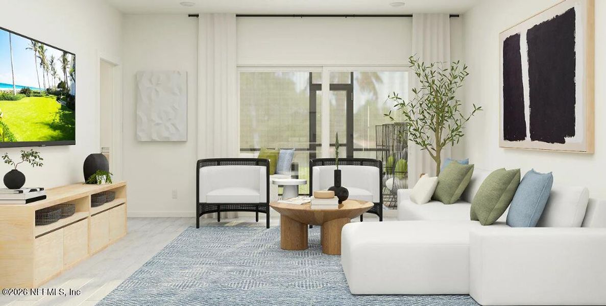 Furnished interior view inside a new home in Granary Park, Green Cove Springs (Image 12).