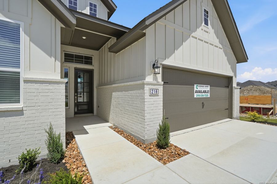 Exterior details and patio area of a home in Esperanza 50's, Boerne (Image 28).