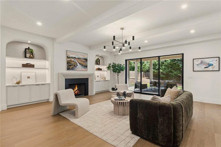 Furnished interior view inside a new home in , Brookhaven (Image 55).