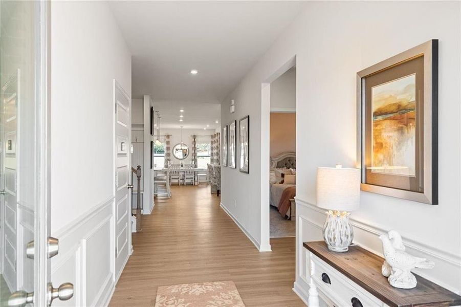 Furnished interior view inside a new home in Allen Manor, Hoschton (Image 13).