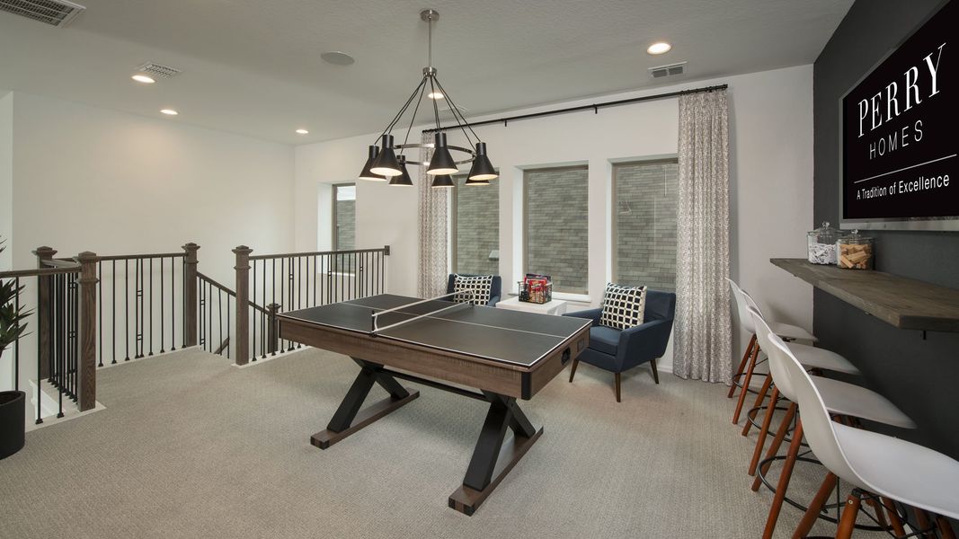 Furnished interior view inside a new home in Veranda, San Antonio (Image 10).
