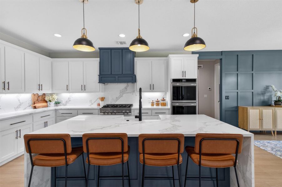 Furnished interior view inside a new home in , Kingsland (Image 10).