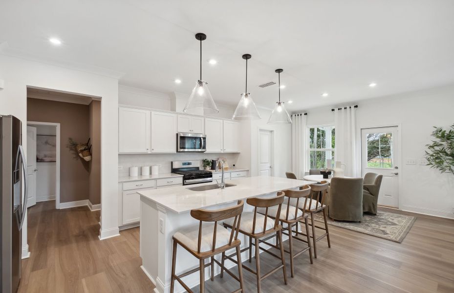 Furnished interior view inside a new home in Hamilton Place, Cartersville (Image 9).