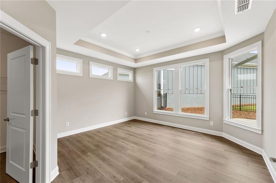 Spacious, unfurnished interior of a new home in The Courtyards at Bailey Farms, Dacula (Image 28).
