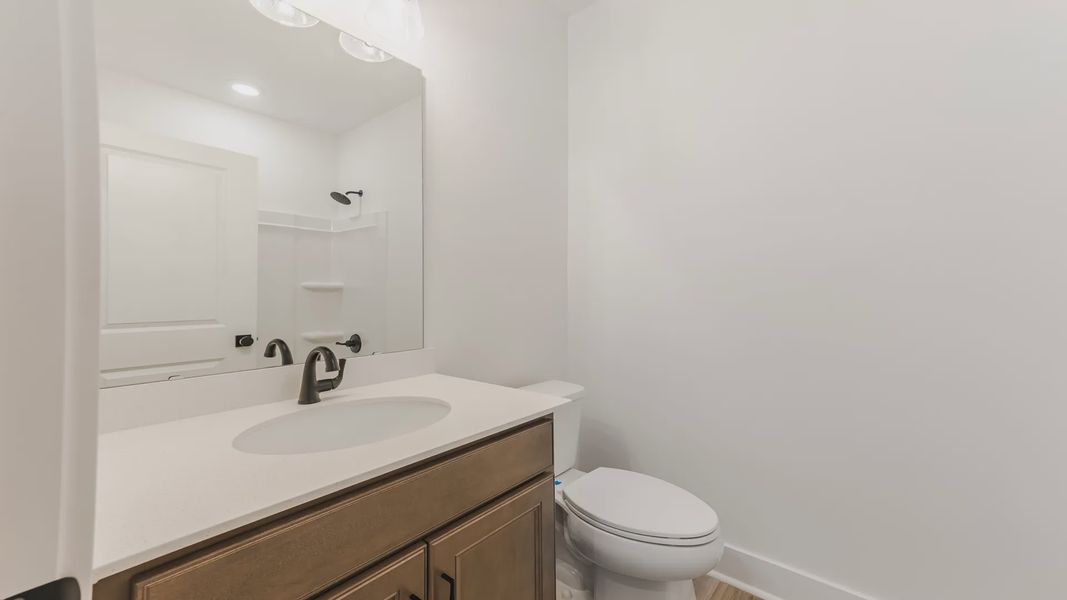 Furnished interior view inside a new home in Creekside at Andrews, Summerville (Image 4).