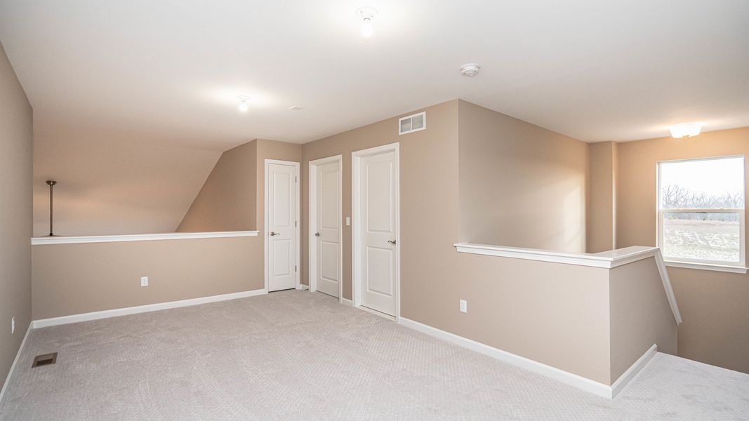 Representative unfurnished interior of a home built from the The Middleton by Norfolk Homes in Coronado Estates, Jackson (Image 45). Representative unfurnished interior of a home built from the The Middleton by Norfolk Homes in Coronado Estates, Jackson (Image 45).