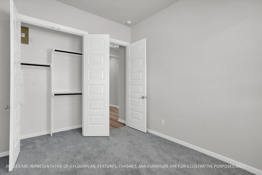 Spacious, unfurnished interior of a new home in River Ranch 55', Dayton (Image 22).