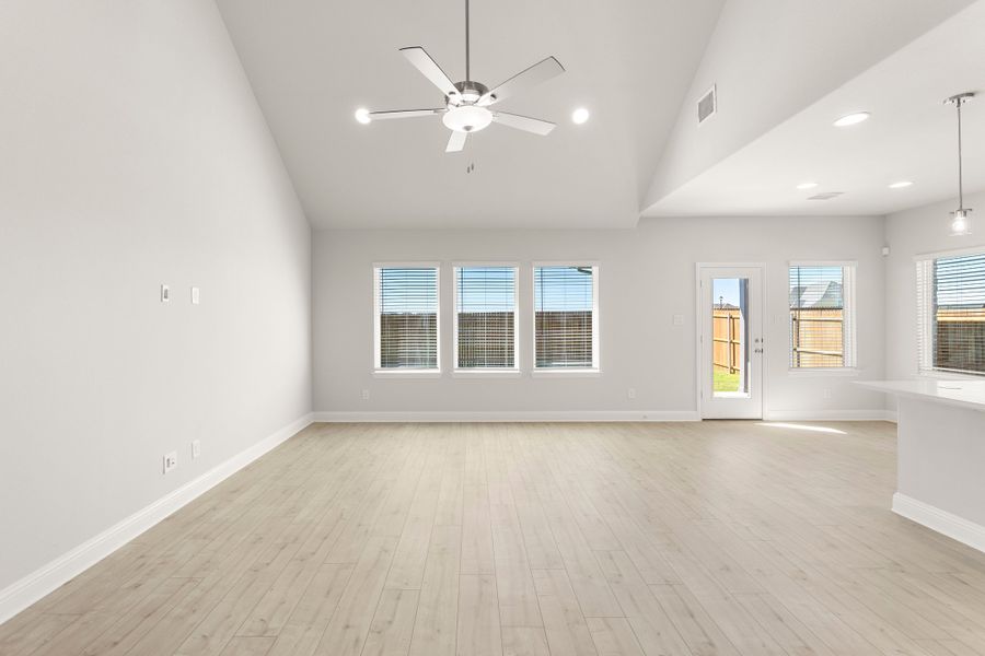 Representative unfurnished interior of a home built from the Hero by Rockwell Homes in Creekside, Royse City (Image 73). Representative unfurnished interior of a home built from the Hero by Rockwell Homes in Creekside, Royse City (Image 73).